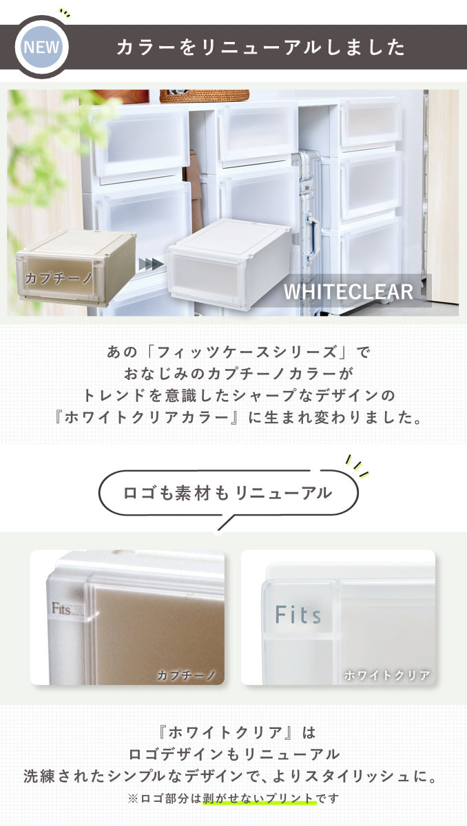フィッツケース 押入れ 幅39×奥行74×高さ23cm 3個セット Fits 収納ケース 幅39×奥行74×高さ23cm フィッツケース アドバンス 74