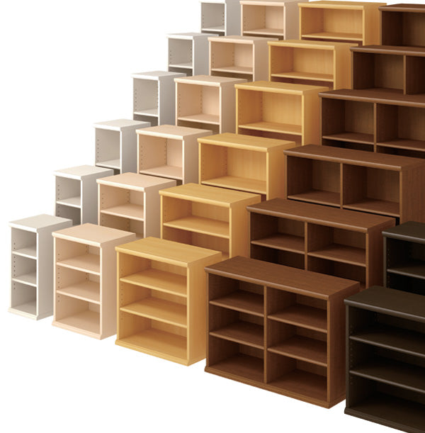 本棚ブックシェルフエースラックカラーラック約幅117cm約高さ89cm