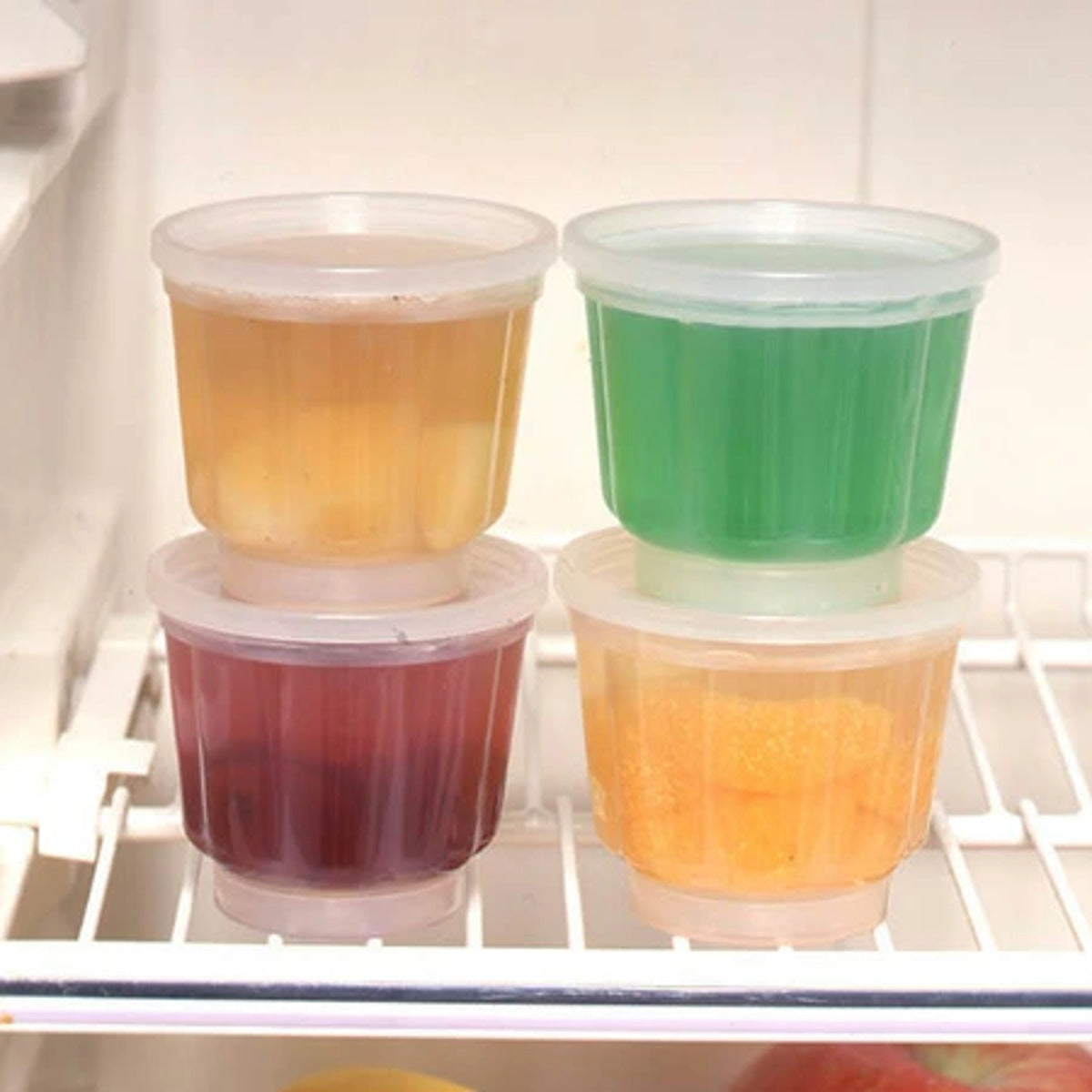 ゼリー型 ゼリーモールド 4個 蓋付き 透明 プラスチック製 – ハウジー