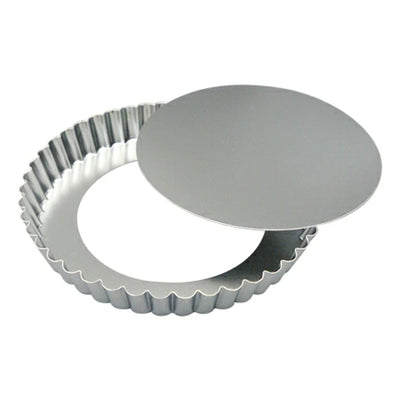 タルト型 パイ型 丸型 12cm 底取 スチール製 クロームメッキ