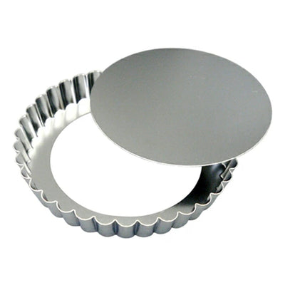 タルト型 パイ型 丸型 18cm 底取 スチール製 クロームメッキ