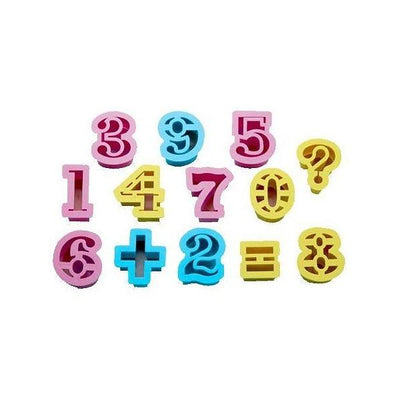 クッキー型 抜き型 数字 13個セット プラスチック製