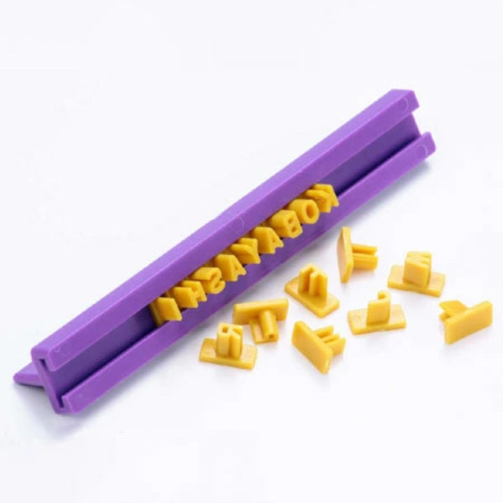 クッキー型抜き型ミニミニクッキースタンプアルファベットステンレス製