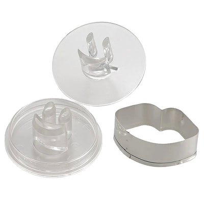 クッキー型 抜き型 にこにこフェイス くちびる ステンレス製