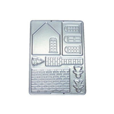 クッキー型 抜き型 ビクトリアハウス お菓子の家 スチール