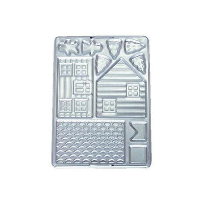 クッキー型 抜き型 ログハウス お菓子の家 スチール