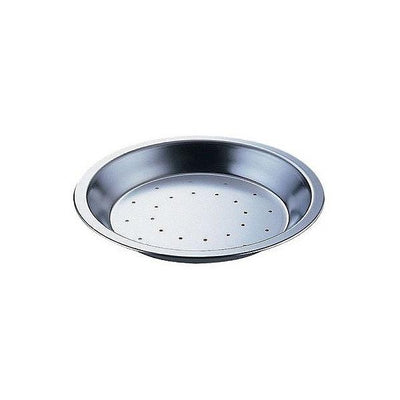 パイ皿 焼き型 穴あき 19cm スチール製 スズメッキ