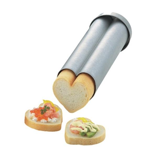 カナッペ型パン型抜き型ハートブレッドハート