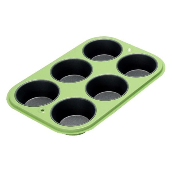 マフィンパン型カップケーキ型スチール製フッ素樹脂加工