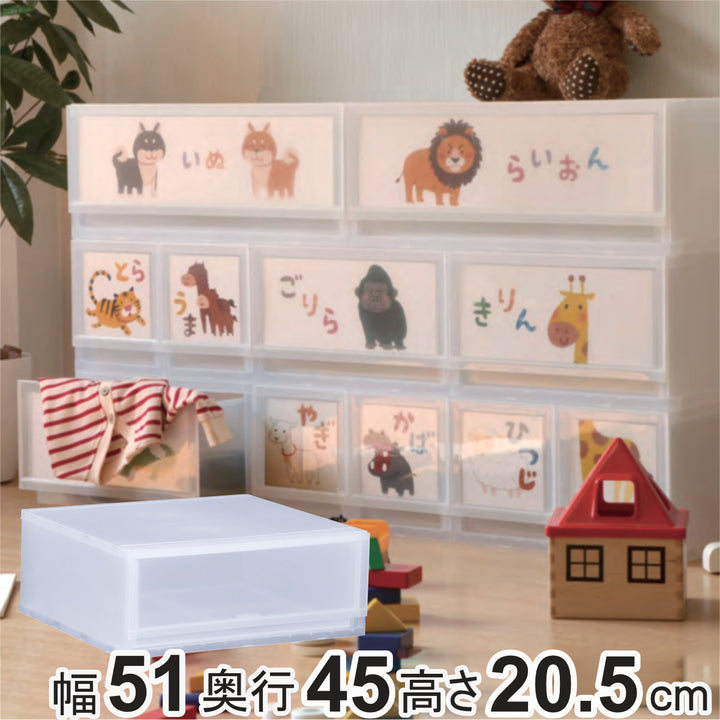 収納ケースプラストPHOTO幅51×高さ20.5cmPH5101