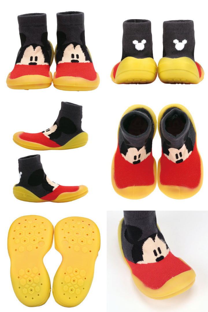 ソックスシューズベビーギフトボックスL13.3cmミッキーマウス