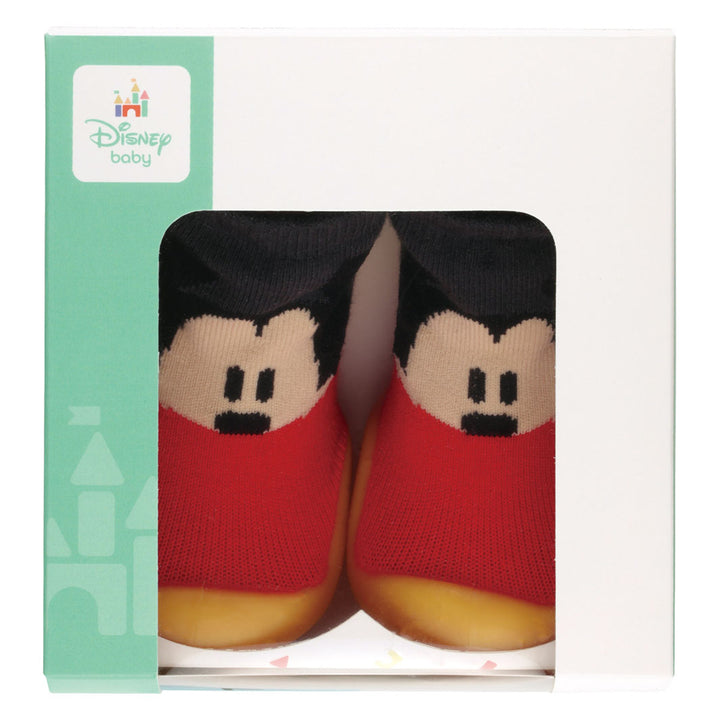 ソックスシューズベビーギフトボックスL13.3cmミッキーマウス