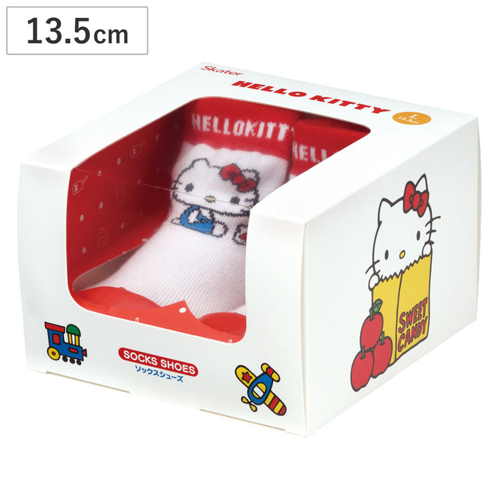 ソックスシューズベビーギフトボックスL13.3cmハローキティ
