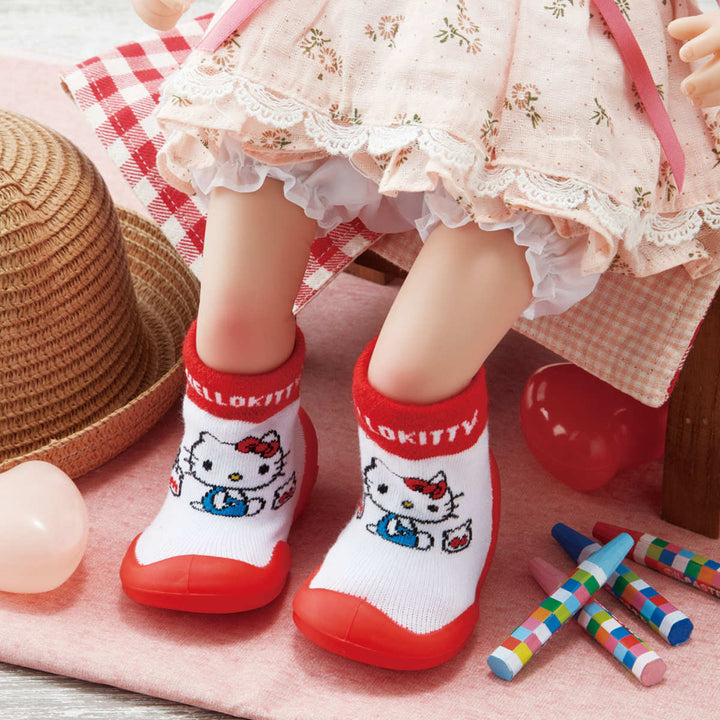 ソックスシューズベビーギフトボックスL13.3cmハローキティ