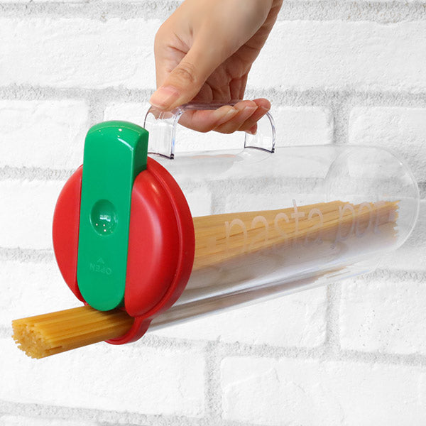 保存容器パスタ用計量機能付きハンドル付きなるほどパスタ