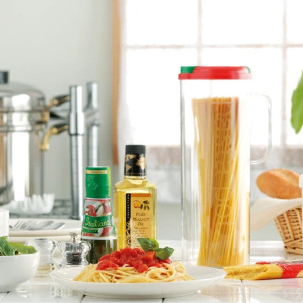 保存容器パスタ用計量機能付きハンドル付きなるほどパスタ