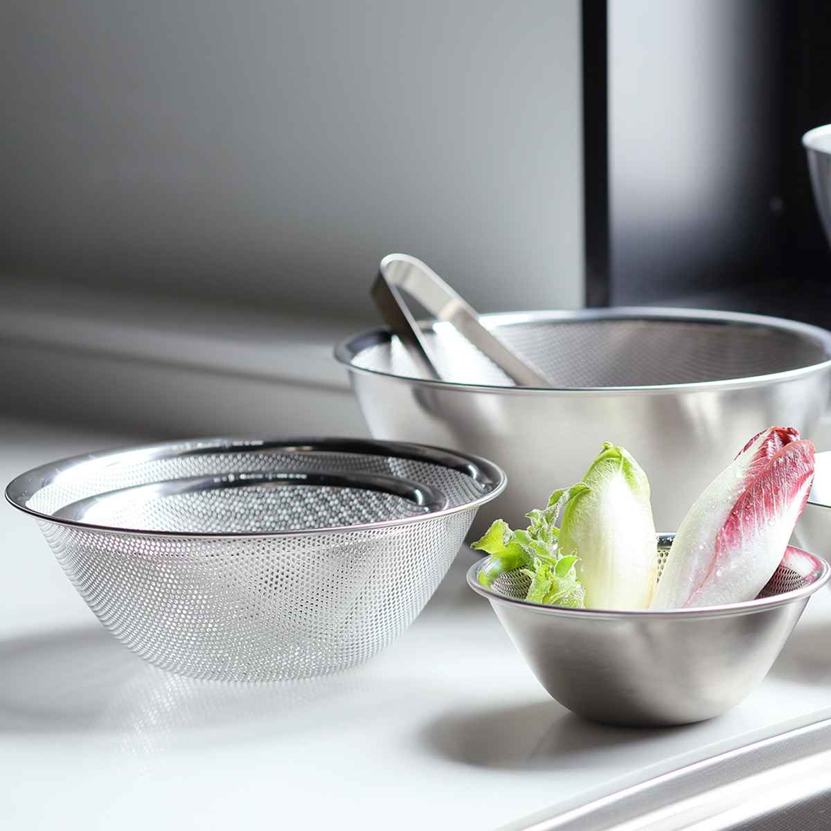 柳宗理 ざる 3個セット 16cm・19cm・23cm パンチングストレーナー