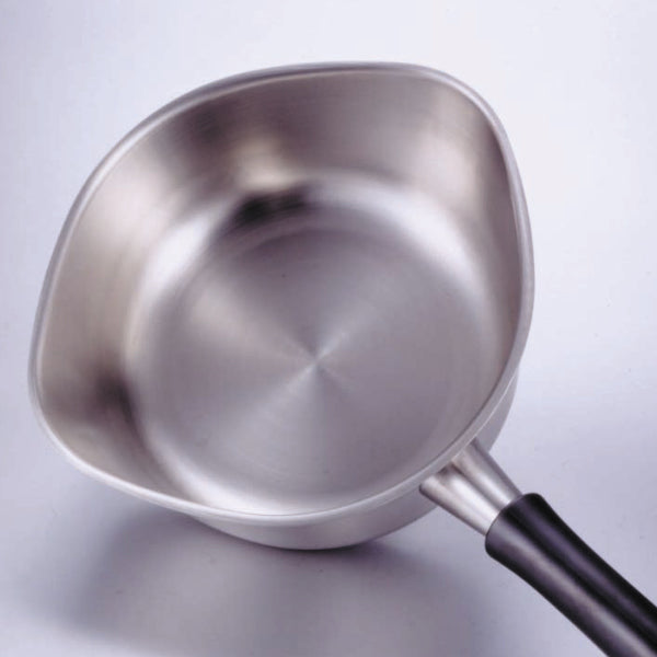 柳宗理 片手鍋 18cm IH対応 蓋付き ツヤ消しタイプ ステンレスアルミ三