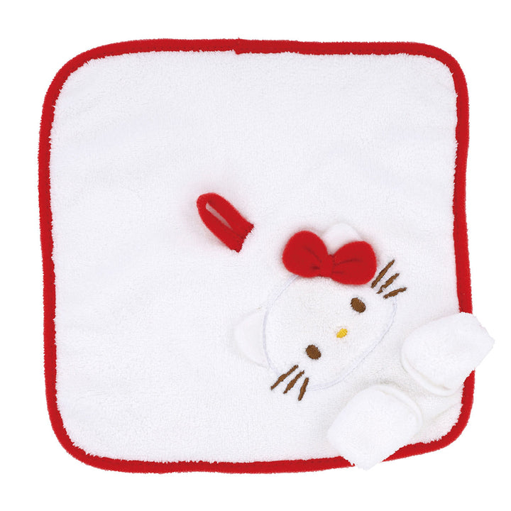 おしぼりパペット風おしぼりセットハローキティ