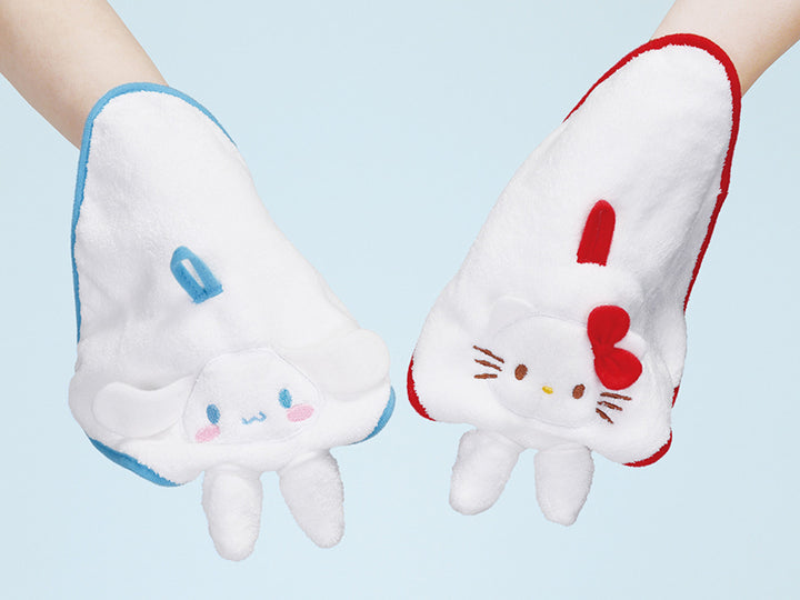 おしぼりパペット風おしぼりセットハローキティ