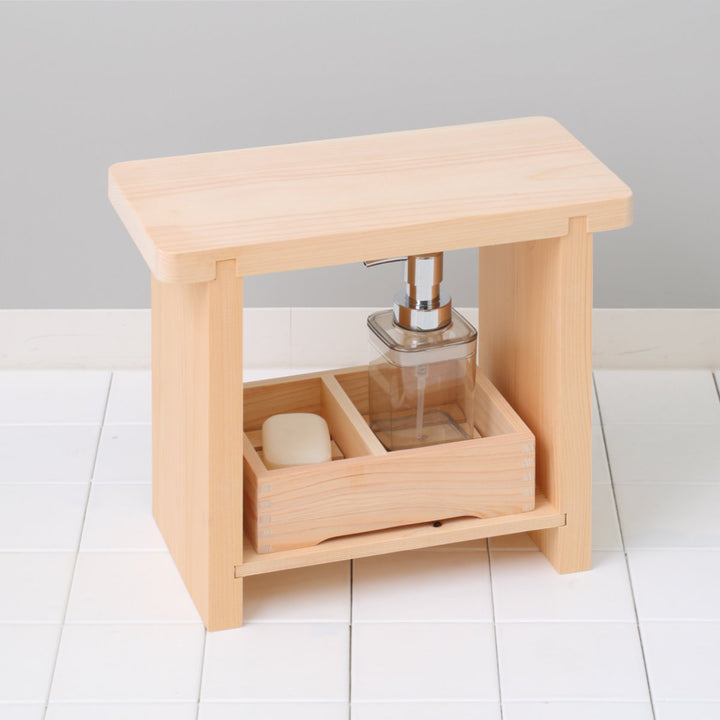 シャンプーホルダー檜ヒノキ桧シャンプー台