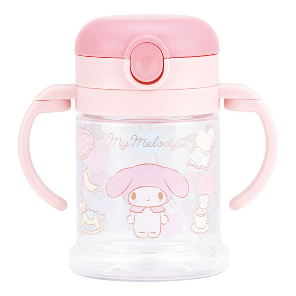 ストローマグ折りたたみ260mlマイメロディ両手ハンドル付き
