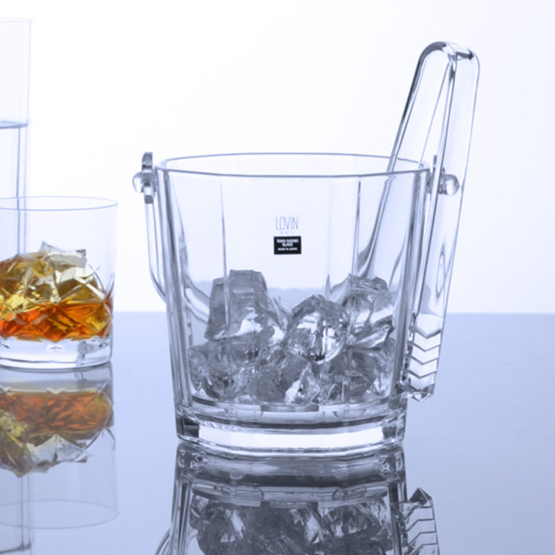 透明ガラス　アイスペール　菓子瓶　レトロ 透明ガラス アイスペール 菓子瓶 レトロ