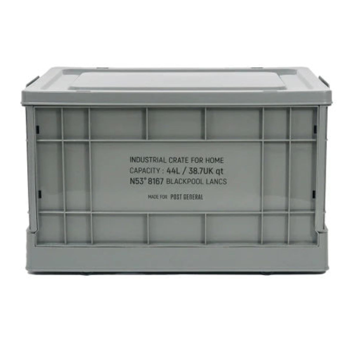 収納ボックス インダストリアルフォルダブルクレート ホーム 44L