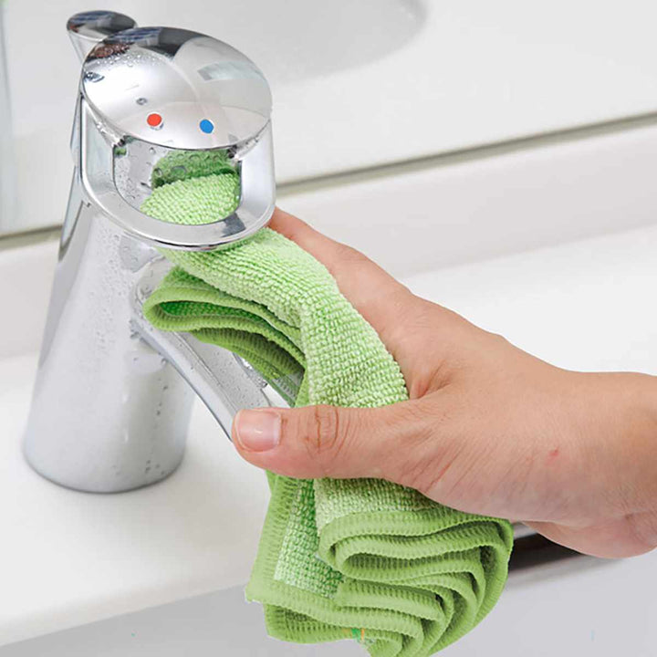 ふきんニットクロス掃除水だけで簡単洗濯機OK多用途