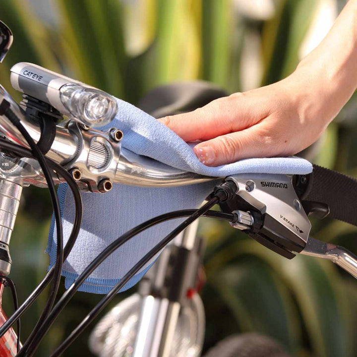 ふきんダブルクロス両面色違い掃除水だけで簡単洗濯機OK多用途