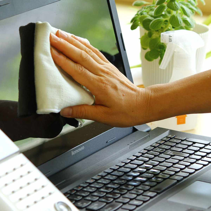 ふきんダブルクロス両面色違い掃除水だけで簡単洗濯機OK多用途