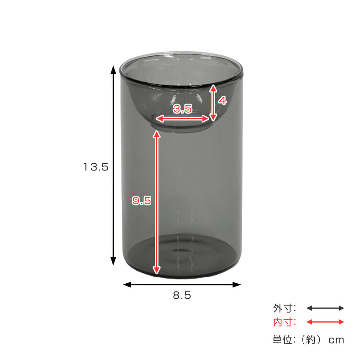 花瓶BULBVASE水栽培ガラスベースショート水耕栽培