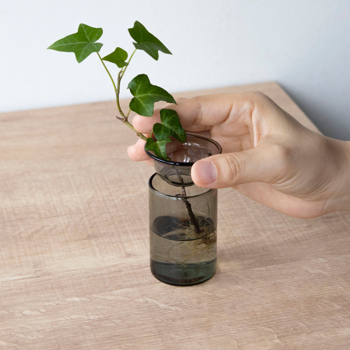 花瓶MINIBULBVASE水栽培ガラスベース7cm水耕栽培