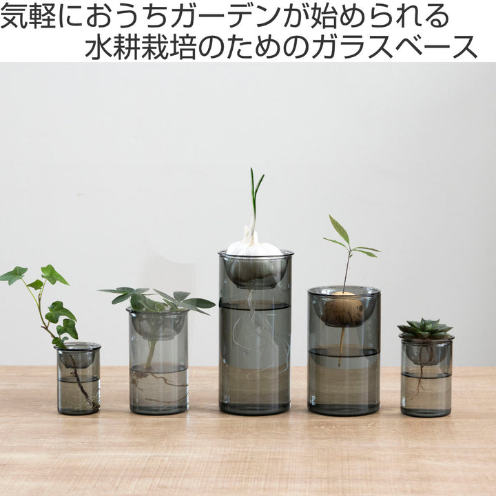 花瓶MINIBULBVASE水栽培ガラスベース8.5cm水耕栽培