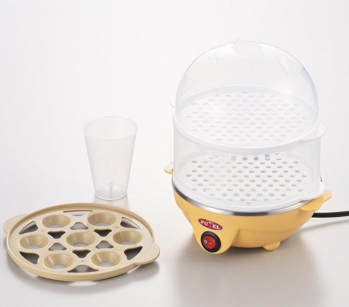 電気蒸し器2段プエルクイックミニスチーマー