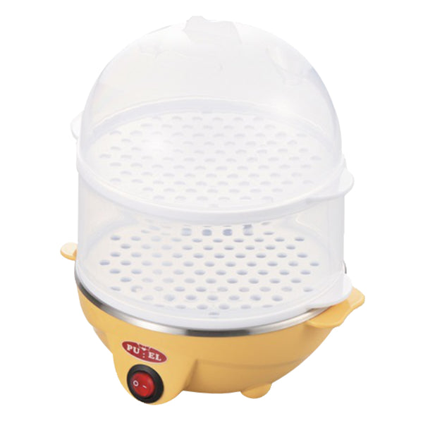 電気蒸し器2段プエルクイックミニスチーマー