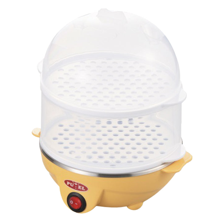 電気蒸し器2段プエルクイックミニスチーマー