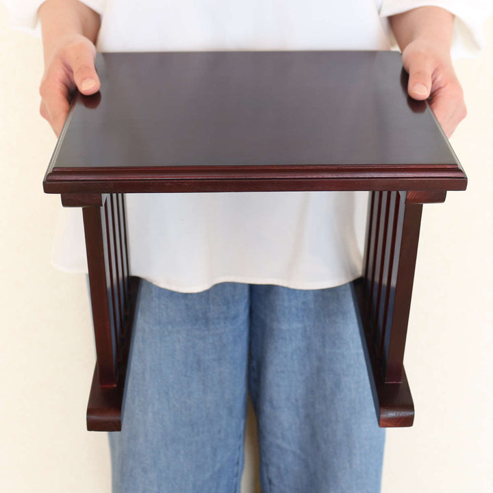 供物机仏壇前ミニテーブル桐製