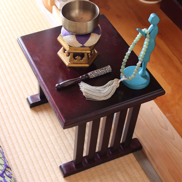 供物机仏壇前ミニテーブル桐製