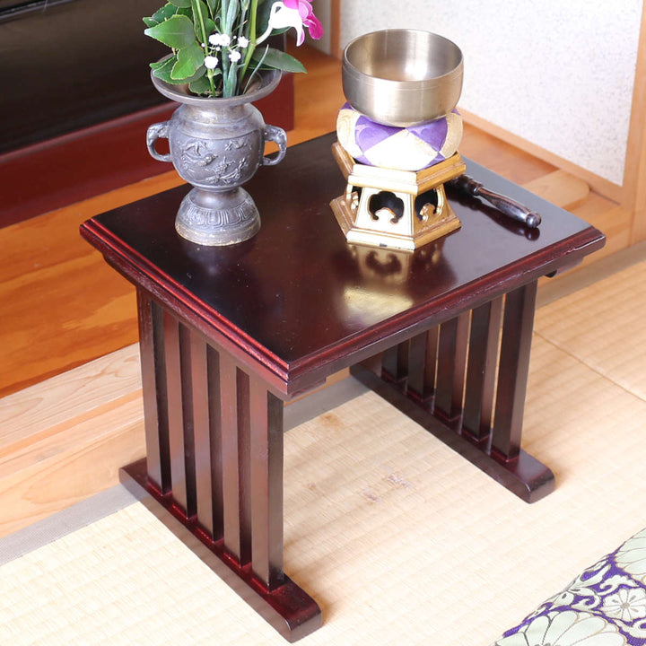 供物机仏壇前ミニテーブル桐製