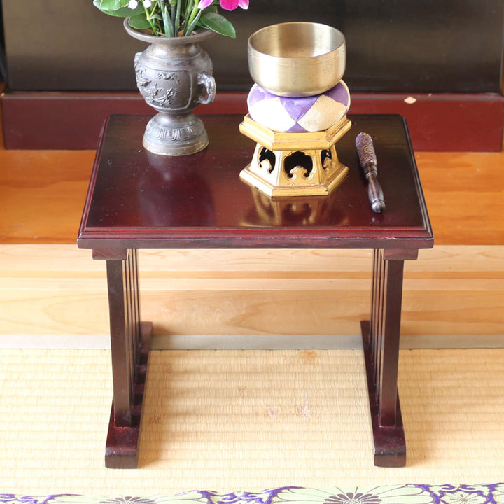 供物机仏壇前ミニテーブル桐製