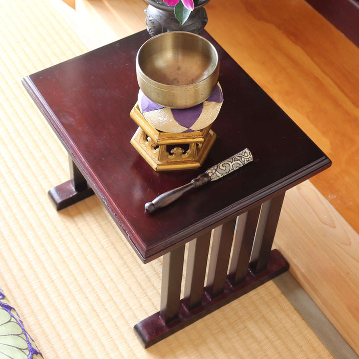 供物机仏壇前ミニテーブル桐製