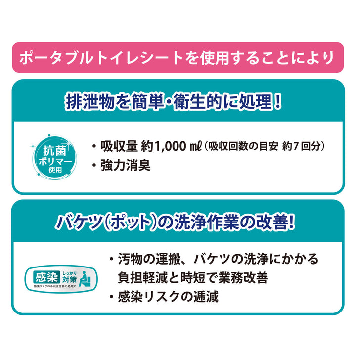 ポータブルトイレシート10枚入りミナラーク