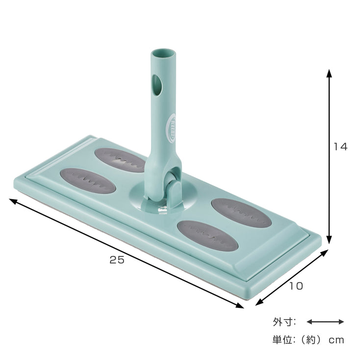 フローリングワイパーヘッドToffyジョイント床掃除フローリングワンタッチ付け替え