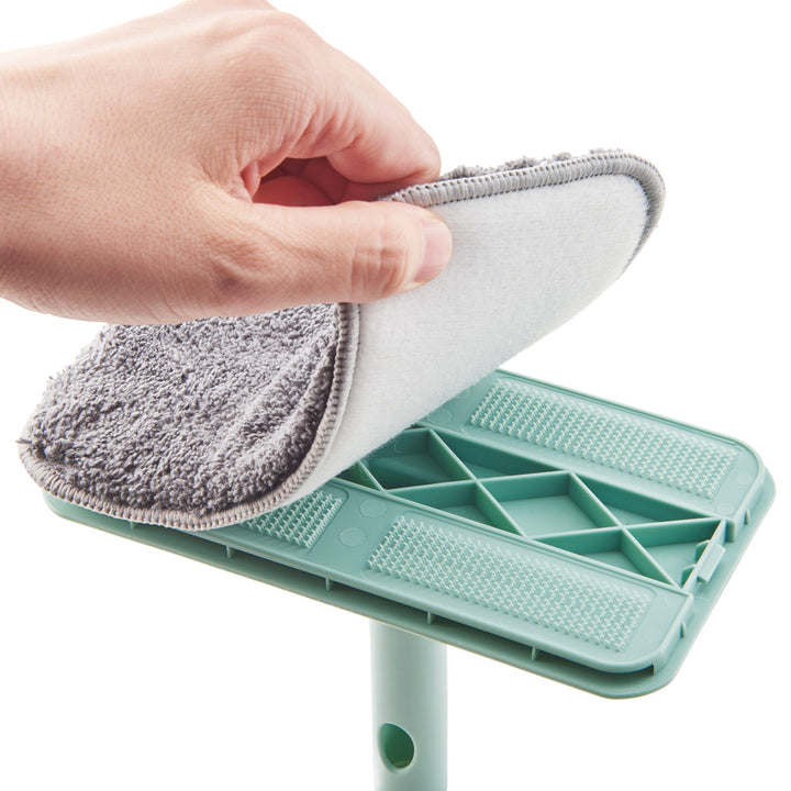 モップヘッド付け替えToffyタイルブラシバルコニーCL-JBM-MOPベランダワンタッチ