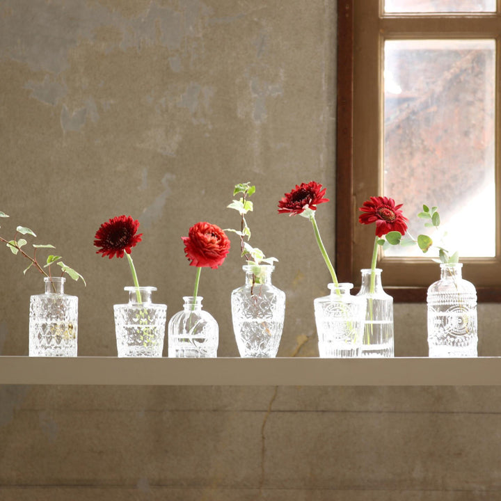 花瓶プチフラワーベースクリア