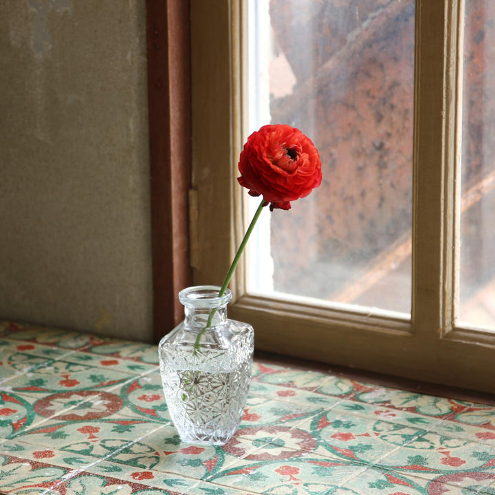 花瓶プチフラワーベースクリア