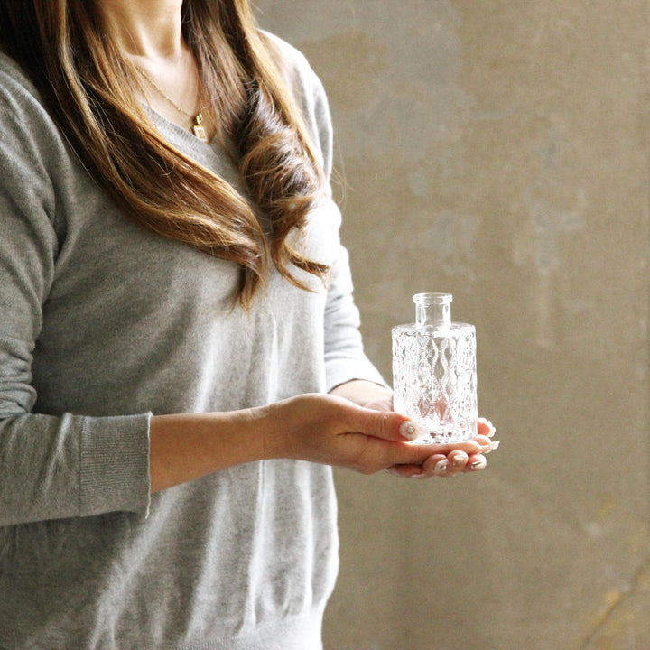 花瓶プチフラワーベースクリア