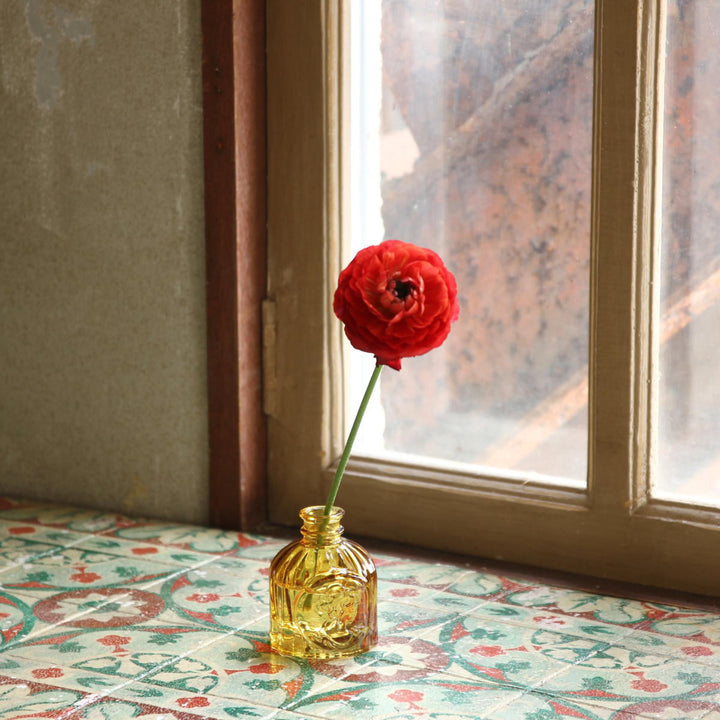 花瓶プチフラワーベースアンバー