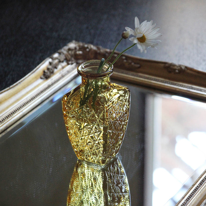 花瓶プチフラワーベースアンバー